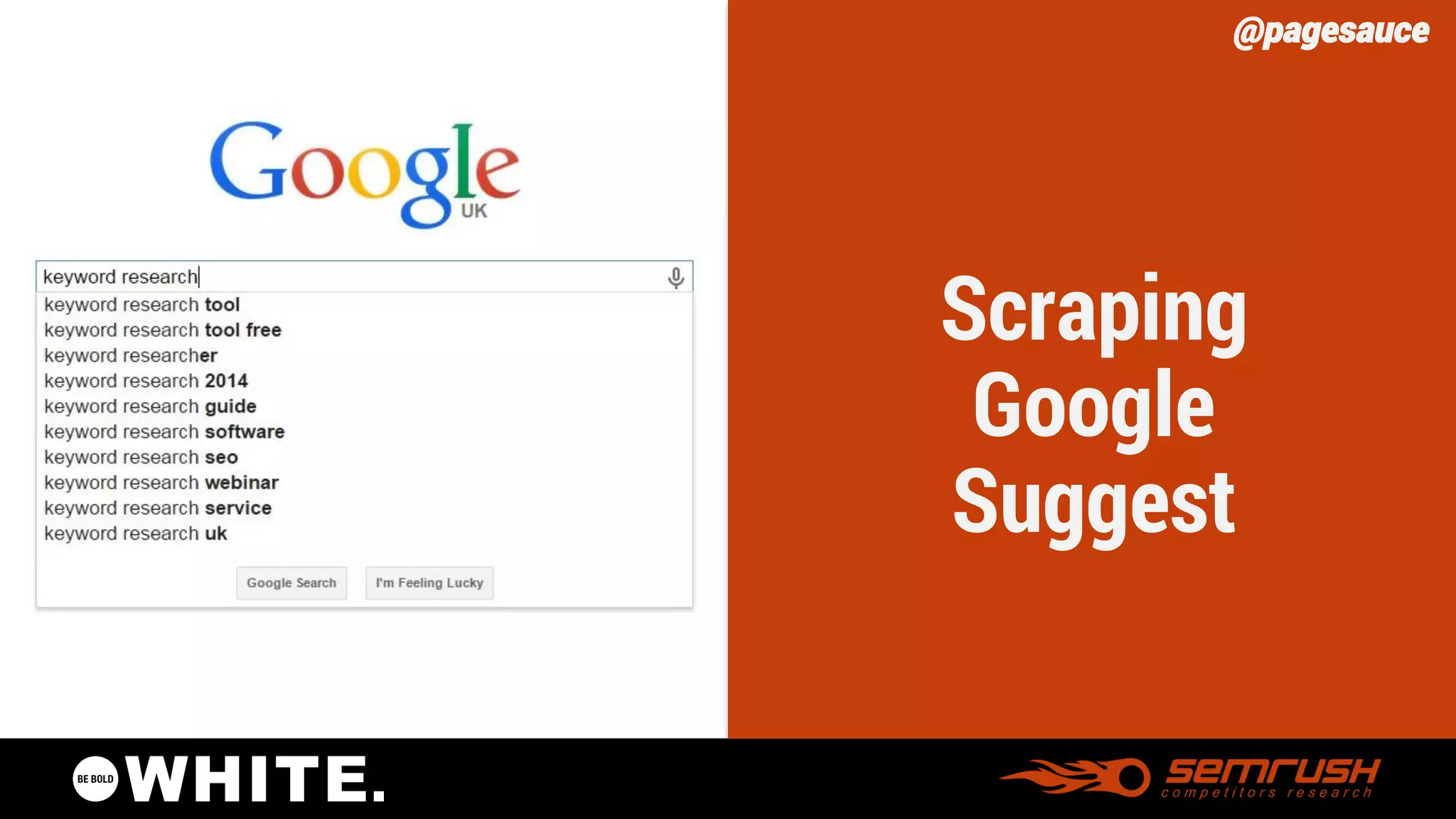 @pagesauce 
Scraping GoogleSuggest  
