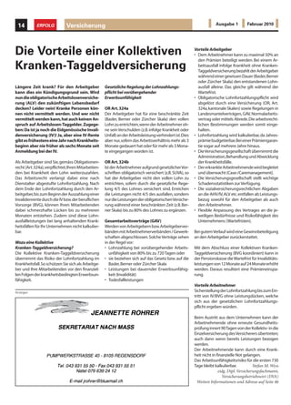 Einladungen:
                                                                                                       04.02.2010 Abend Impuls-Seminar «Unter-
                                                                                                       nehmerische Kompetenzen überprüfen»
                                                                                                       14.04.2010 Ganztagesworkshop «Identifika-
                          