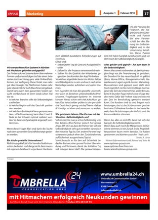 ERFOLG            Veranstaltung                                                                Ausgabe 1       Februar 2010             13



18. internat. Europa Forum Luzern vom 26. April 2010
Alleingang – Einordnung – Unterordnung?
                                                            Volksdemokratie und Föderalis-      Menschenrechte ausgeleuchtet. Unter ande-
                                                            mus haben in der Schweiz einen      ren werden am Symposium Christoph Blocher,
                                                            besonders hohen Stellenwert.        ehem. Bundesrat, und Franz von Däniken,
                                                            Auf ihnen gründet unter ande-       ehem. Staatssekretär EDA, zusammen mit Prof.
                                                            rem unser historisch gewachse-      Georg Kohler, Universität Zürich, über die
                                                            nes Unabhängigkeitsverständ-        Staatspolitischen Schlussfolgerungen für die
                                                            nis. Die wachsende Zahl an inter-   Schweiz diskutieren. In der öffentlichen Veran-
                                                            nationalen Abkommen sowie           staltung am Abend wird Bundesrätin Eveline
                                                            die zunehmende globale Vernet-      Widmer-Schlumpf die Gratwanderung der
                                                            zung von Wirtschaftsräumen          Schweizerischen Politik zwischen souveränen
                                                            schaffen immer mehr Abhängig-       Entscheiden und internationaler Zusammen-
                                                            keiten. Der permanente autono-      arbeit aufzeigen. Neben Input-Referaten bein-
                                                            me Nachvollzug von EU-Recht,        halten beide Veranstaltungen hochkarätig be-
                                                            weit reichende OECD-Richtlinien     setzte Diskussions-Runden in denen mögliche
Die Dynamik des freien Handels, offener Ar-    zum Beispiel im Steuerbereich sowie weitere      künftige Handlungsspielräume für Wirtschaft,
beits-, Dienstleistungs- und Kapitalmärkte     internationale Abkommen führen zu einem          Politik und Gesellschaft kontrovers diskutiert
lässt Staatsgrenzen verwischen und Wirt-       wachsenden Einflussbereich nicht zuletzt         werden.                        Annalies Ohnsorg
schaftsräume zusammen wachsen. Die Ver-        auch «fremder Richter».                           Weitere Informationen und Adresse auf Seite 46
flechtungen werden immer komplexer. Ist        Diese Tendenzen bedrängen das traditionelle
die Schweiz den wachsenden internationa-       Schweizer Souveränitätsverständnis. Wirt-
                                                                                                 18. Internationales Europa Forum Luzern
len Einflussnahmen angesichts ihrer Sou-       schaft und Politik stehen vor herausfordern-
veränitätsansprüche noch gewachsen?            den Fragen, wie die Schweiz ihre politischen      Montag, 26. April 2010 im KKL Luzern
                                               und wirtschaftlichen Interessen künftig opti-     Symposium (13 bis 18.00 Uhr)
Der Schweiz ist es lange Zeit gelungen, dank   mal wahren kann und nach welchen Prinzi-          Eintritt CHF 180.00/ €125.00
geschicktem Verhandeln und Verhalten in vie-   pien sich staatliche Eigenständigkeit in einer    Öffentlicher Abend mit Gratis-Eintritt
len Politikbereichen eine gewisse Unabhän-     globalisierten Welt neu definieren lässt.         (18.45 bis 20.45 Uhr).
gigkeit zu wahren und gleichzeitig ein hohes
Mass an Wohlstand und Wachstum zu sichern.     Möglichkeiten und Grenzen der                     Weitere Infos und Anmeldung:
Der Bedarf nach wirtschaftlicher und politi-   Souveränität                                      www.europa-forum-luzern.ch
scher Koordination auf supranationaler Ebene   Das 18. Europa Forum Luzerns vermittelt in Zu-
wächst. Heute mehren sich die Zeichen, dass    sammenarbeit mit Avenir Suisse, einen Über-       Weitere Informationen für
ein Alleingang der Schweiz in einer immer      blick über die international erkennbaren          Medienschaffende erteilt gerne:
stärker vernetzten Welt zunehmend schwieri-    Trends staatlicher sowie institutioneller Sou-    KommunikationsWerkstatt GmbH
ger wird.                                      veränität und Interessen. Vor diesem Hinter-      Beatrice Suter
                                               grund wird die aktuelle Lage der «schweizeri-     Tel. +41 (0) 41 660 96 19
Zwischen Nationalismus, Europäisierung         schen Souveränität» anhand der Politikberei-      suter@kommunikationswerkstatt.ch
und Globalisierung                             che Energie, Währung/Steuern, Sicherheit und

Anzeigen
 