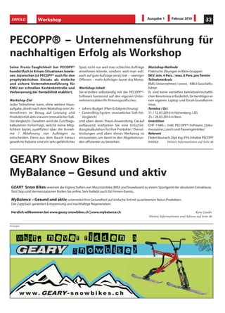 24         ERFOLG           Reportage                                                                                Ausgabe 1           Februar 2010




Interaktive Holographie-Präsentationen:
Garantierte Überraschungseffekte!
                                                    Menschen haben mal einen Laserstrahl gese-           cher hochinteressanter neuartiger Kommunika-
                                                    hen, wie er tatsächlich austritt und mit höchster    tionsprodukte. Ein weiterer grosser Vorteil: Es
                                                    Präzision bewegte Bilder auf transparentes Glas      braucht für die Präsentation keine Wände, der
                                                    zeichnet. Das Prinzip des patentierten Verfah-       Anwender kann die transparenten Glasschei-
                                                    rens und der von der Firma Holopro hergestell-       ben beispielsweise inmitten eines Raumes plat-
                                                    ten und weltweit vertriebenen Glasscheiben           zieren. Der Anwender ist somit sehr flexibel bei
                                                    lässt sich wie folgt beschreiben: Ein am Boden       seiner Planung. Video und Glas haben geheira-
                                                    oder an der Decke möglichst versteckt platzier-      tet! Die gängige Vorstellung, dass man auf trans-
                                                    ter Projektor sendet einen Laserstrahl auf eine      parentes Glas nichts projizieren kann ist also wi-
                                                    Holopro-Glasscheibe. Eine Holopro-Glasscheibe        derlegt!
Wer Personen fragt, was sie sich unter dem          besteht ursprünglich aus zwei Glasscheiben und
Begriff «Interaktive holographische Kommu-          zwischen ihnen wird ein spezieller Polymer-Film      Unzählige Anwendungsmöglichkeiten
nikation» vorstellen, wird höchstwahrschein-        unter Vakuum appliziert. Eine Holopro-Glas-          Die eingangs erwähnte Uhrenpräsentation an
lich in fragende Gesichter schauen. Dieser          scheibe mit diesem Film besteht aus vielen Mil-      einer Preisverleihung ist nur eine der vielfälti-
Beitrag zeigt die bestechenden Möglichkei-          lionen HOEs, aber keines ist identisch mit einem     gen Einsatzmöglichkeiten mit diesem Hologra-
ten eines wirklich faszinierenden und futuris-      anderen auf der Scheibe. Zwar sehen alle HOEs        phie-Präsentationsverfahren. Man findet heute
tischen Kommunikationsmittels sowie die             gleich aus, doch jedes birgt eine andere Informa-    entsprechend pfiffige Holopro-Lösungen in al-
dahinter stehende Technik. Videos auf trans-        tion in sich, nämlich aus welchem Winkel Licht       len Scheibengrössen beispielsweise in Einkaufs-
parentes Glas zu projizieren ist dank Holo-         zum Betrachter umgelenkt werden soll. Somit          zentren, in Modegeschäften, in Reisebüros, in
pro-Systemen Tatsache geworden und ver-             wird an vielen Millionen Stellen das Licht des       Banken, in Schaufenstern, auf belebten Flughä-
blüfft garantiert den Betrachter.                   Projektors optimal umgelenkt und es entstehen        fen sowie in Foyes und Empfangshallen, Point of
                                                    die gewünschten Bilder. Damit das erwähnte           Sales (POS) usw. Kurzum: Überall dort, wo man
Als der Sportler anlässlich einer Preisverleihung   Lichtlenkungsverfahren in der Praxis auch wirk-      Personen auf wirklich verblüffende Art und Wei-
auf die grosse Bühne vor das zahlreiche Publi-      lich richtig funktioniert, muss jeweils ein Winkel   se auf ein bestimmtes Produkt oder eine Dienst-
kum trat, um seinen Preis abzuholen und sich        von 36,2 Grad äusserst strikt eingehalten wer-       leistung aufmerksam machen will, ist Holopro
dann anschliessend die Laudatio anhörte, er-        den und dies erlaubt keine Abweichungen. Son-        erste Wahl. Die heutigen modernen Menschen
schien - wie von Zauberhand geschaffen - die        nenstrahlen und andere Lichtquellen wie Lam-         werden mit Informationen aller Art richtigge-
neue Uhr des renommierten Hauptsponsors.            pen und dergleichen treffen bekanntlich jeweils      hend überflutet und der Werber muss sich
Und zwar nicht als Bild an eine Wand projiziert,    in einem ganz bestimmten Winkel ein. Das Be-         schon etwas Aussergewöhnliches einfallen las-
sondern sie schwebte förmlich in der Luft mitten    stechende und Einfache am neuen Konzept: Al-         sen, damit sie überhaupt noch hinschauen. Die
auf der Bühne und drehte sich erst noch lang-       le Lichtquellen, die ausserhalb des Winkels von      Schweizer Firma DECATRON in Volketswil
sam um die eigene Achse und war auch bei Ta-        36,2 Grad eintreffen, können einer eindrückli-       (www.decatron.ch) vertreibt die patentierten
geslicht problemlos erkennbar. So etwas hatten      chen bewegten Bildpräsentation mittels Holo-         Holopro-Produkte exklusiv in unserem Land.
die meisten noch nicht gesehen und die Ver-         pro nichts anhaben. Die Firma Holopro hat das        Seit vielen Jahren im Segment Professional Mul-
blüffung der Anwesenden im Saal war gross.Wie       diesbezügliche Verfahren patentieren lassen          timedia Services tätig, ist sie die qualifizierte An-
ist das überhaupt möglich? Was steckt dahinter?     und verfügt somit über ein Alleinstellungsmerk-      sprechpartnerin.                     Jürg Fehlbaum
Alle kennen den Laserstrahl, aber die wenigsten     mal (USP) erster Güte im weltweiten Vertrieb sol-      Weitere Informationen und Adresse auf Seite 46

Anzeigen
 