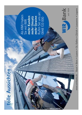 12        ERFOLG          Reportage                                                                            Ausgabe 5               Mai 08




KMU und Personal: Mitarbeitende gewinnen
und langfristig ans Unternehmen binden
Wie kann man neue Mitarbeitende für sein
Unternehmen gewinnen und sie langfristig
ans Unternehmen binden? Die Antwort auf
diese Frage erhalten KMU-Geschäftslei-
tungsmitglieder und weitere Interessierte
am 4. Juni an den Wirtschaftstagen Luzern
2008. Organisiert wird die Tagung von der
Hochschule Luzern-Wirtschaft und dem             Marcel J. Strebel, Geschäftsführer der Brüco       Kostenlose Beratung
Institut für KMU- und Wirtschaftsrecht der       Swiss AG, ist überzeugt, dass Visionen ein         Die Wirtschaftstage Luzern sollen u.a. einen
Universität Luzern.                              (un)sichtbares Band zwischen Mitarbeitenden        engen Dialog zwischen KMU- und Hochschul-
                                                 und Unternehmen schaffen und somit nach-           Vertretern ermöglichen. Neu können deshalb
Das wirtschaftliche Wachstum in der Schweiz      haltig wirken. Schliesslich geht Sabine Belle-     Tagungsteilnehmende im Voraus eine Frage
hält momentan ununterbrochen an. Die Auf-        feuille-Burri in ihrem Referat «Eine faire Part-   zum Tagungsthema einreichen. Ausgewiesene
tragsbücher vieler kleinen und mittleren Un-     nerschaft bringt Fakten und Erwartungen auf        Professorinnen und Professoren der beiden
ternehmen (KMU) sind voll. Geht es der Wirt-     den Tisch» auf die Beziehung zwischen Arbeit-      Hochschulen bieten während der Veranstal-
schaft gut, nimmt der Kampf um gute Ar-          geber und Arbeitnehmer ein.                        tung kostenlose Lösungshinweise zur Struk-
beitskräfte zu. Wie kann ein KMU neue                                                               turierung der gestellten Frage.
Mitarbeitende für sein Unternehmen gewin-        Gegenseitiger Erfahrungsaustausch
nen? Und was muss es tun, damit seine Mit-       Im Anschluss an die Referate diskutieren die       Wirtschaft und Bund unterstützen Tagung
arbeitenden nicht zur Konkurrenz abwan-          Tagungsteilnehmenden im «World Café» un-           Einmalig machen die Wirtschaftstage Luzern
dern?                                            ter der Leitung von Professorinnen und Pro-        die enge Verknüpfung der beiden Themen
                                                 fessoren der beiden Hochschulen in kleinen         Wirtschaft und Recht sowie die enge Zusam-
Lernen von KMU-Führungspersonen                  Gruppen über das Gehörte und übertragen            menarbeit einer Universität und einer Fach-
Vier KMU-Führungspersonen erzählen, welche       die geschilderten Erfahrungen auf ihren ei-        hochschule. Die Tagung wird von Wirtschaft,
Rolle in ihrem Unternehmen die Mitarbeiten-      genen Arbeitsalltag. Dank der unkomplizier-        Medien und Bund unterstützt. Partner sind u.a.
den einnehmen und wie sie diese führen, mo-      ten Art des World Café bietet sich die einma-      Raiffeisen Gruppe, AMAG Retail, Sage Schweiz
tivieren und an ihre Firma binden. «Jeder Mit-   lige Chance, vom Wissen von anderen Ta-            AG, UD Print AG, CASH sowie Blickpunkt: KMU.
arbeiter und jeder Kunde ist anders… zum         gungsteilnehmern, Hochschul-Professoren            Unterstützt wird die Tagung auch vom Bun-
Glück! Mitarbeiterführung mit Herz und Tole-     sowie den Referenten zu profitieren. Abge-         desamt für Berufsbildung und Technologie
ranz», lautet das Referat von Marc Eicher, CEO   rundet wird die Tagung mit einer Podiums-          BBT und der Wirtschaftsförderung Luzern.
der IGP Pulvertechnik AG. Brigitte Breisacher,   diskussion, an welcher u.a. Heinz Kaegi,                                                Luc Ulmer
Geschäftsleiterin und Verwaltungsrat der Alp-    Buchautor des Bestsellers «Gesucht: Leader»,                   Weitere Infos zum Autor auf Seite 30
nach Norm-Schrankelemente AG, wirft die Fra-     Prof. Dr. Stephanie Kaudela-Baum, Dozentin
                                                                                                    Wirtschaftstage Luzern 2008
ge in die Runde, ob Frauen anders führen als     an der Hochschule Luzern, Prof. Dr. Gabriela
Männer.                                          Riemer-Kafka, Dozentin an der Universität
                                                                                                    KMU und Personal: Mitarbeitende gewinnen
Wer seine Mitarbeitende mit Visionen begeis-     Luzern sowie KMU-Führungskräfte teilneh-
                                                                                                    und langfristig ans Unternehmen binden
tern kann, bindet diese an sein Unternehmen.     men.
                                                                                                    Mittwoch, 4. Juni 2008, 09.00–17.15 Uhr
                                                                                                    Anmeldeschluss: 23. Mai 2008
Anzeigen                                                                                            Union beim Löwenplatz, Luzern
                                                                                                    Veranstalter: Hochschule Luzern–Wirtschaft
                                                 Noch nie war es so                                 und Institut für KMU- und Wirtschaftsrecht
                                                                                                    der Universität Luzern
                                                 einfach, den Überblick                             Detailliertes Tagungsprogramm
                                                 zu bewahren                                        www.wirtschaftstage-luzern.ch
                                                                                                    Anmeldung und Auskünfte
                                                                                                    Tel. +41 41 228 77 34,
                                                                                                    E-Mail: lisbeth.meule@unilu.ch


                                                                                                    10 Prozent Rabatt für «Erfolg»-Leser!
                                                                                                    Die Universität Luzern und die Hochschule
                                                                                                    Luzern Wirtschaft offerieren allen «Erfolg»-Le-
                                                                                                    serinnen und -Lesern zehn Prozent Rabatt (Fr.
                                                                                                    350.- statt Fr. 390.-). Bitte schreiben Sie auf Ih-
                                                                                                    re Anmeldung «Erfolg»-Leser.
 