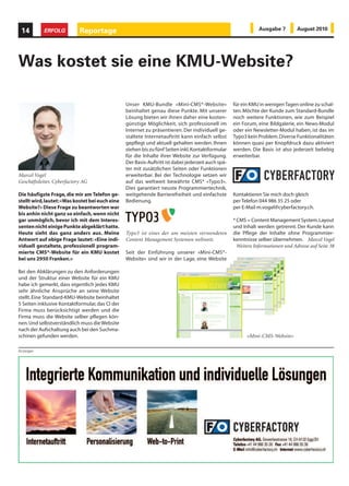 #                            $% '$  '%
                                                                                                          Urs Clement ist Inhaber der Brem + Schwarz Elek-
             (  )  