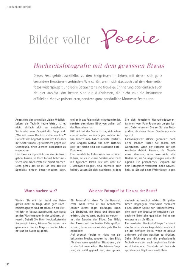 Ausgabe Heiraten In Oberfranken Magazin 2014