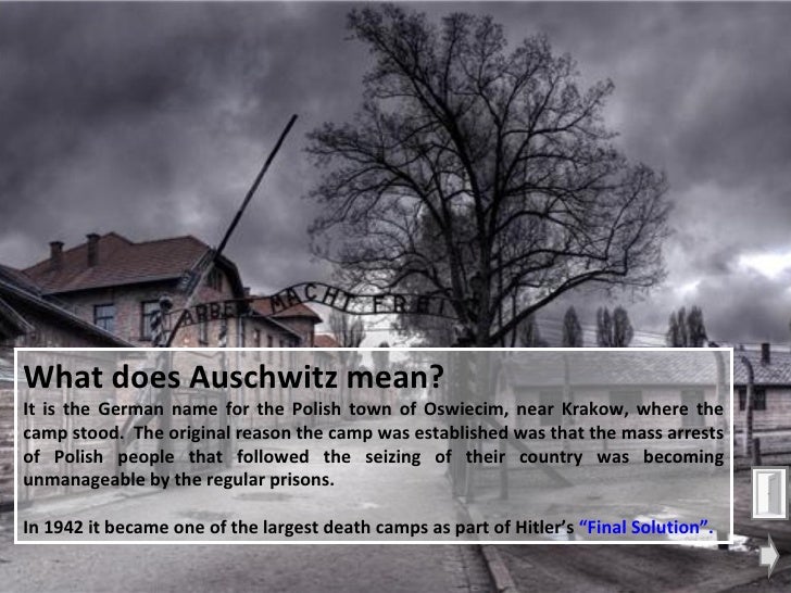 Powerpoint Auschwitz Concentration Camp
