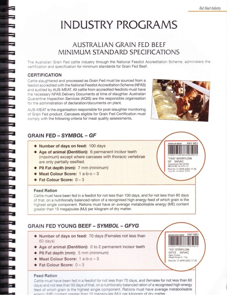 Ausmeat Handbook Australian Meat