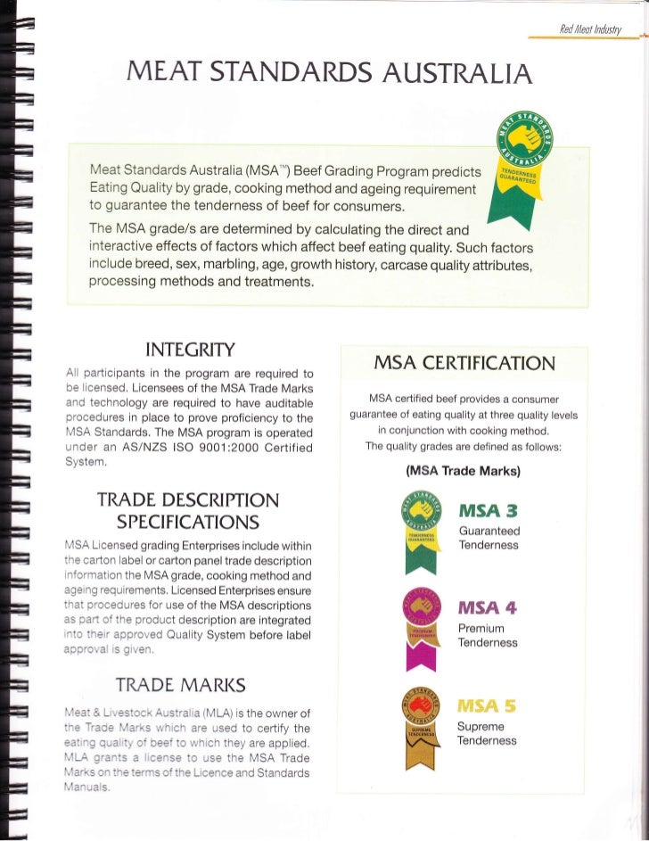 Ausmeat Handbook Australian Meat