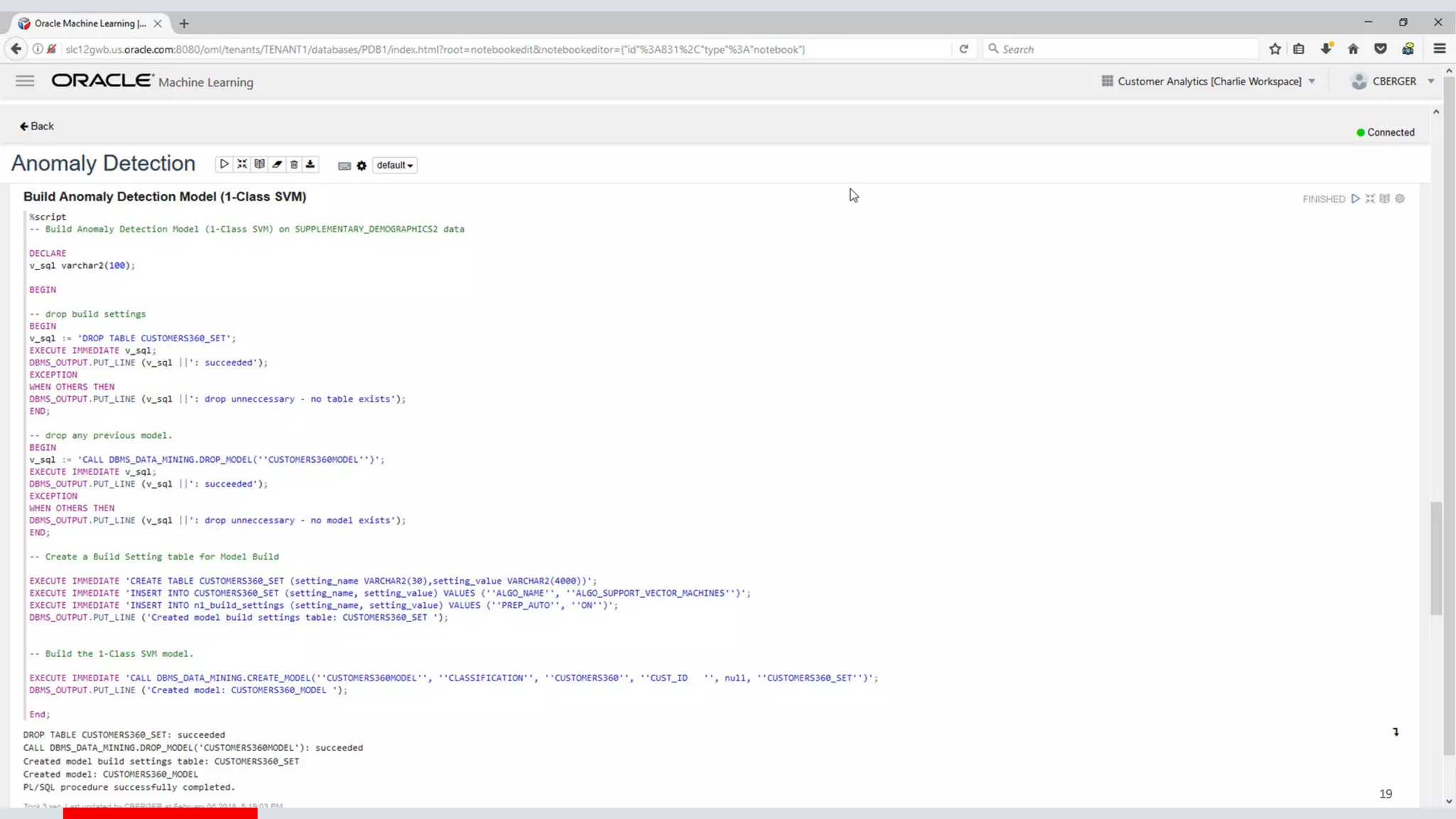 Copyright © 2017, Oracle and/or its affiliates. All rights reserved. | 19
 