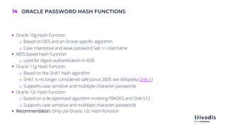 AUSOUG Oracle Password Security | PDF