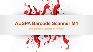 AUSPA Barcode Scanner M4
Best Barcode Scanner on Amazon
 