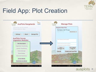 Field App: Plot Creation 
38  