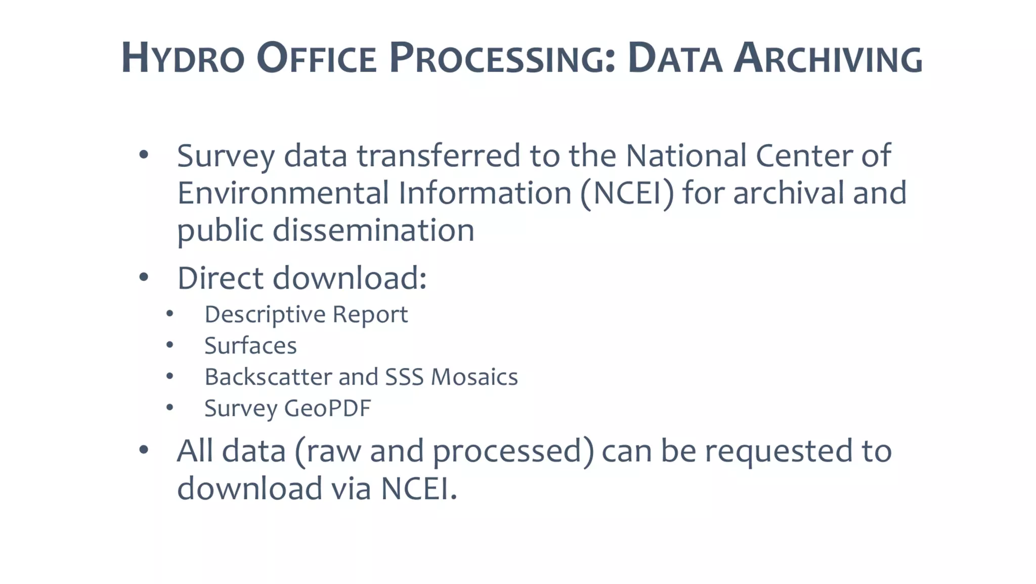 AusSeabed workshop - Pydro and Hydroffice - Day 1