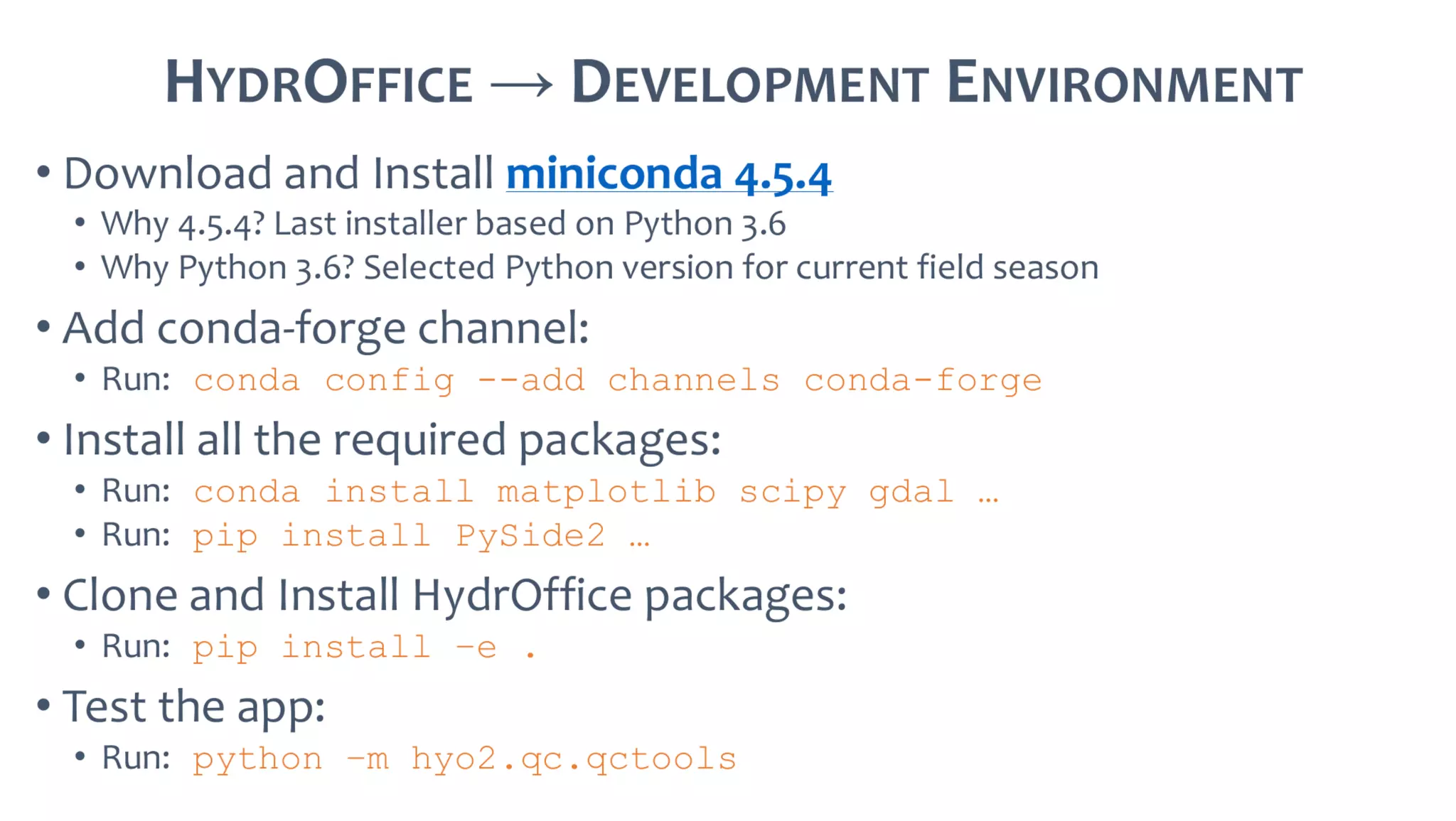 AusSeabed workshop - Pydro and Hydroffice - Days 2 and 3