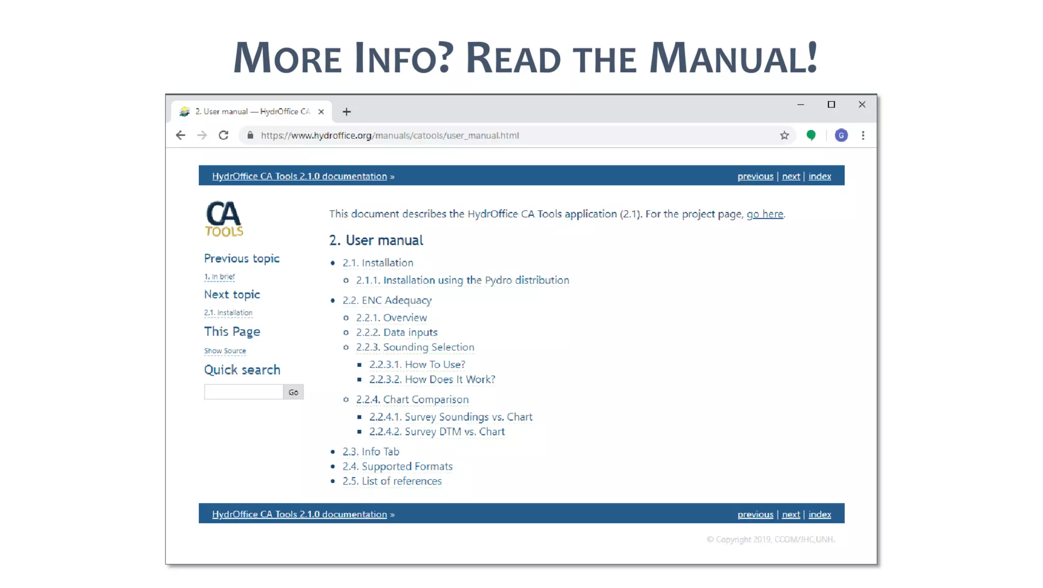 AusSeabed workshop - Pydro and Hydroffice - Days 2 and 3