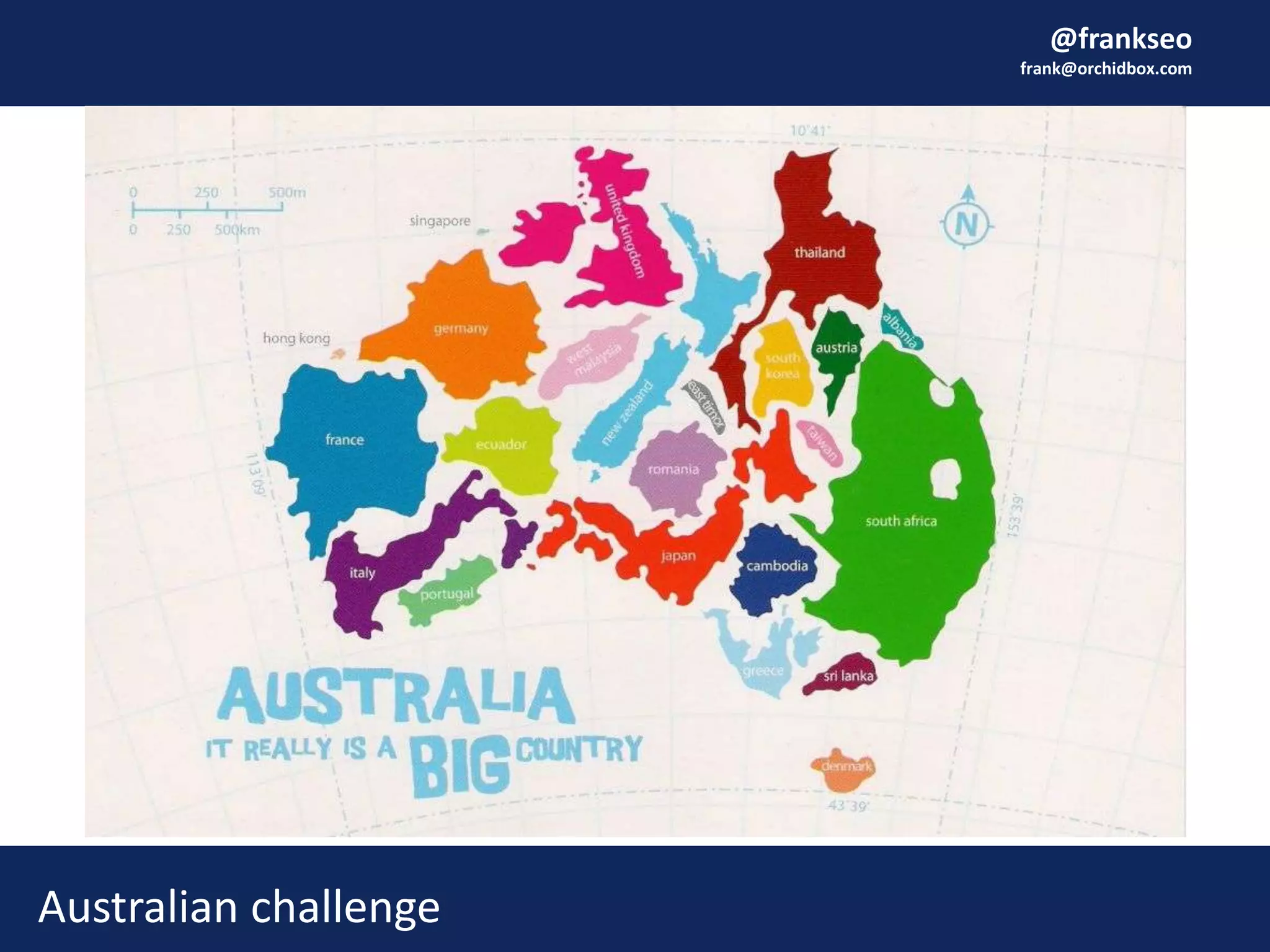 @frankseo
frank@orchidbox.com
The Australian challenge
Australian challenge
 