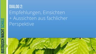 Empfehlungen, Einsichten
+ Aussichten aus fachlicher
Perspektive

25

 