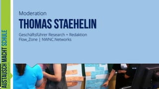 Moderation

Geschäftsführer Research + Redaktion
Flow_Zone | NWNC.Networks

4

 