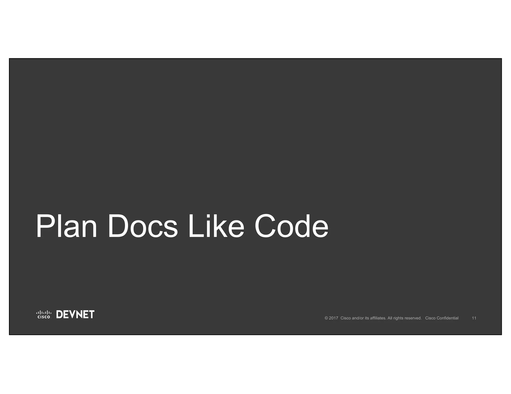 Plan Docs Like Code
 