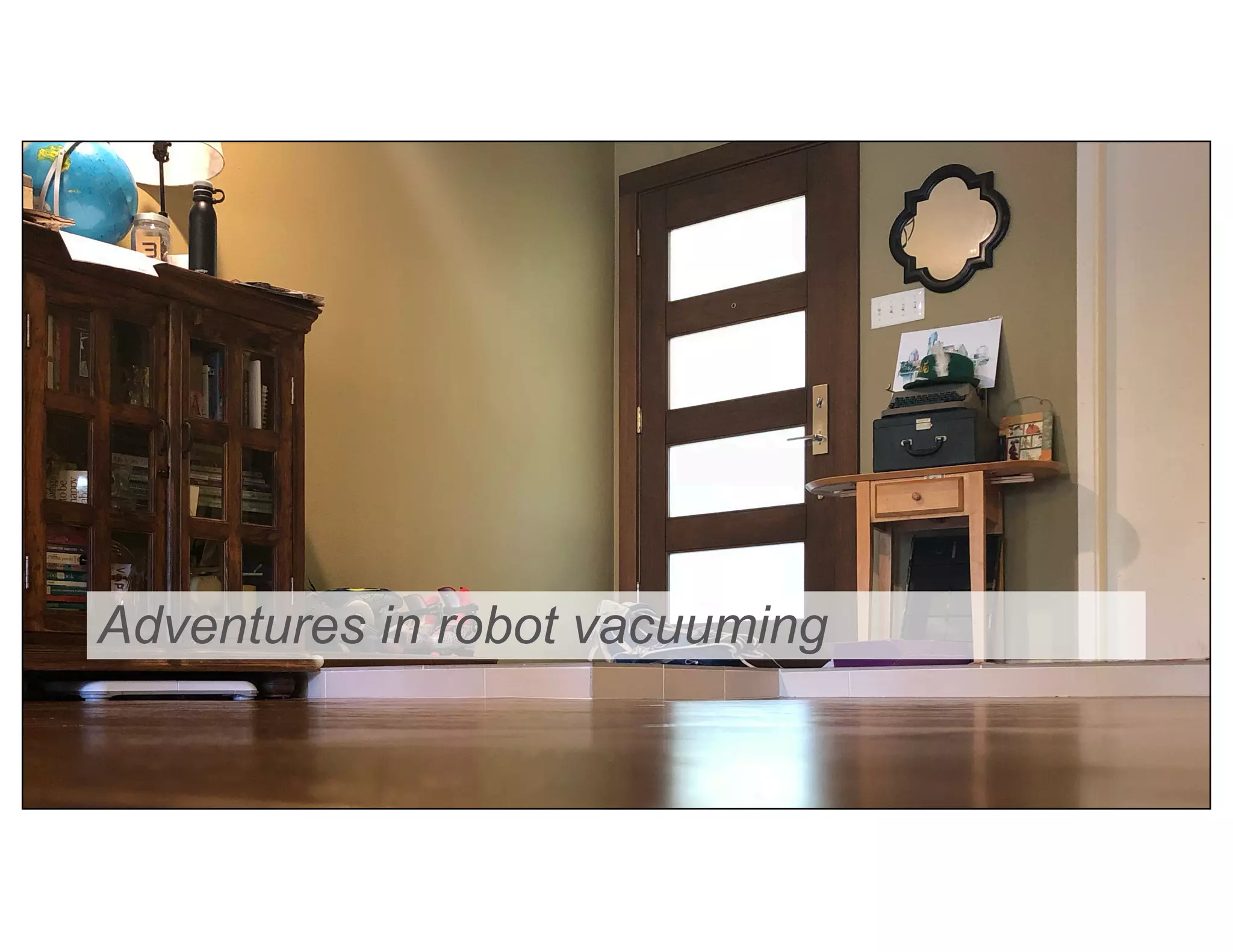 Adventures in robot vacuuming
 