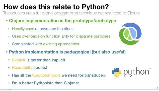 Austin Bingham. Transducers in Python. PyCon Belarus