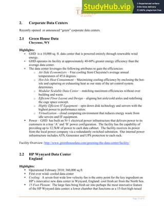 Austin Data Center Project Feasibility Study TACC SECO Final ...