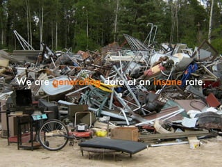 We are generating data at an insane rate.

 