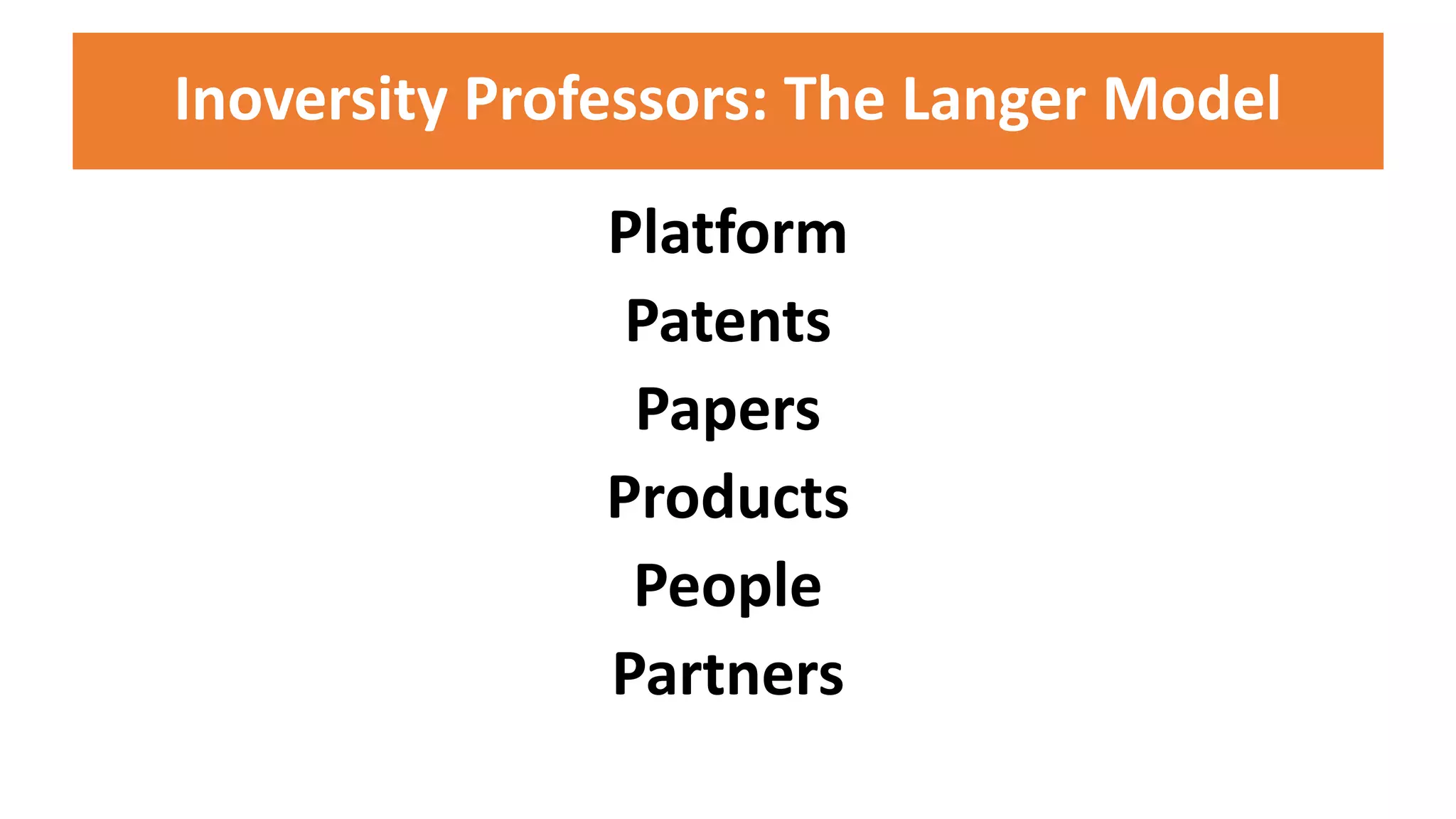 Inoversity Professors: The Langer Model
Platform
Patents
Papers
Products
People
Partners
 