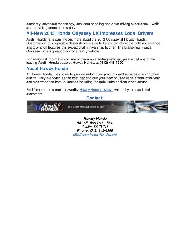 Austin Honda Dealer Features the Vehicle Exchange Program