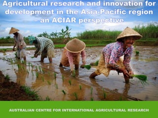 ACIARAUSTRALIAN CENTRE FOR INTERNATIONAL AGRICULTURAL RESEARCH
 