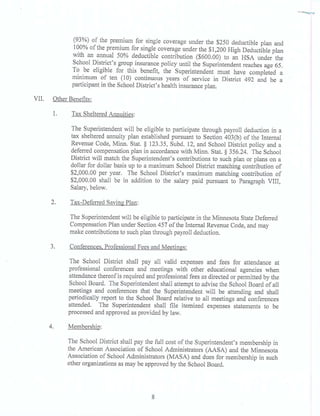 Austin superintendent contract