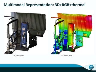 Multimodal Representation: 3D+RGB+thermal
3D Thermal Model3D Colour Model
 
