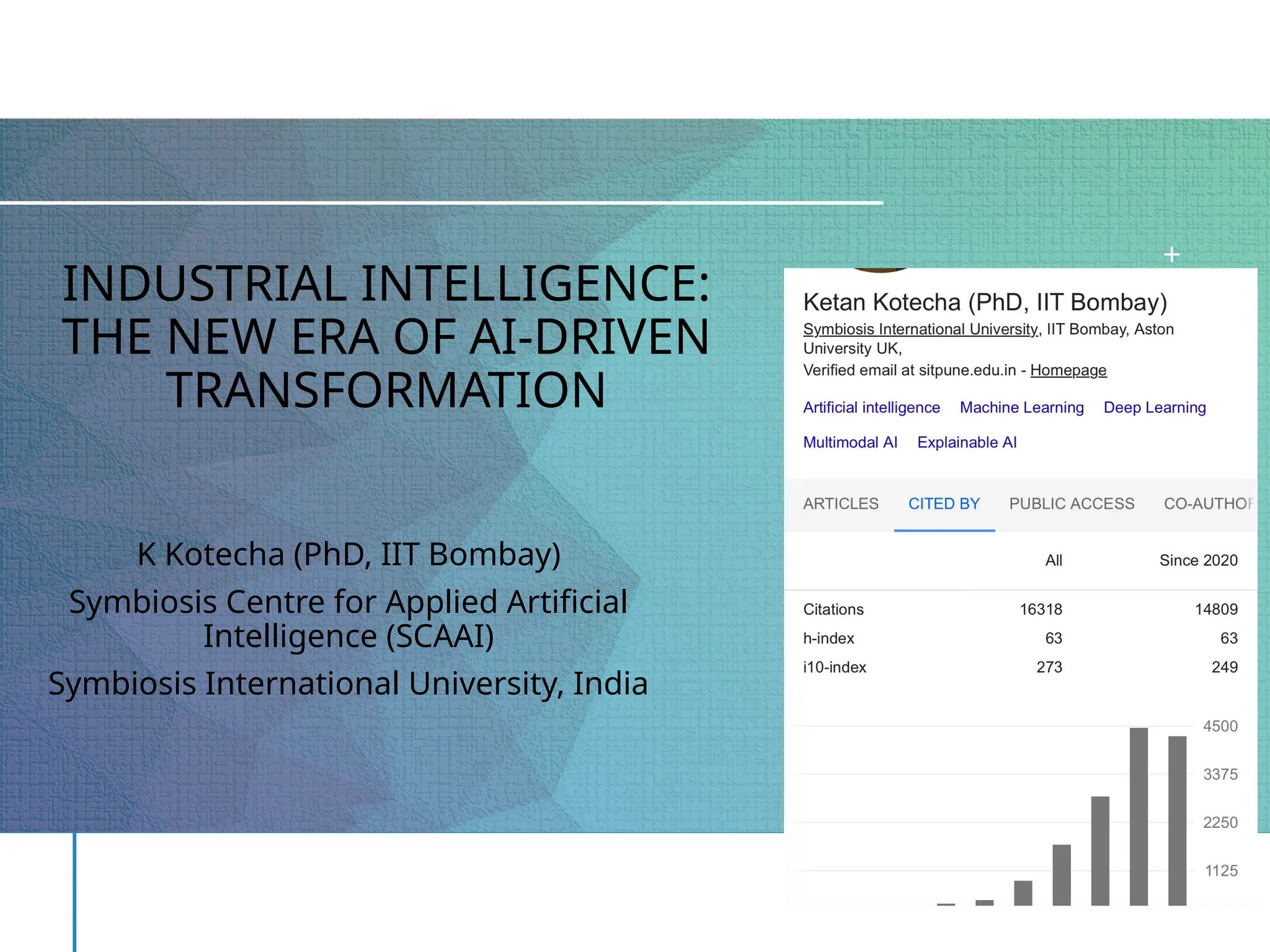 Research directions in the new frontiers of artificial intelligence and ...