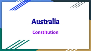 Australia
Constitution
 
