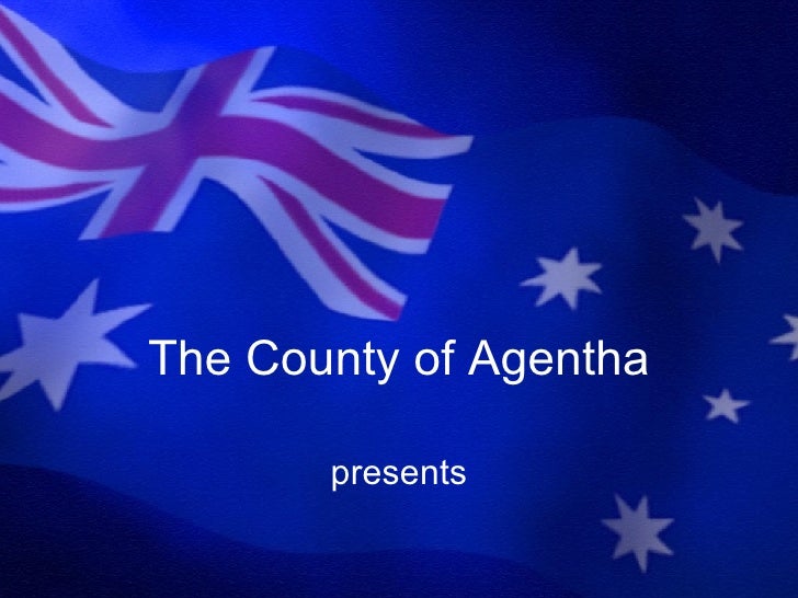 Free Australia Flag PowerPoint Template