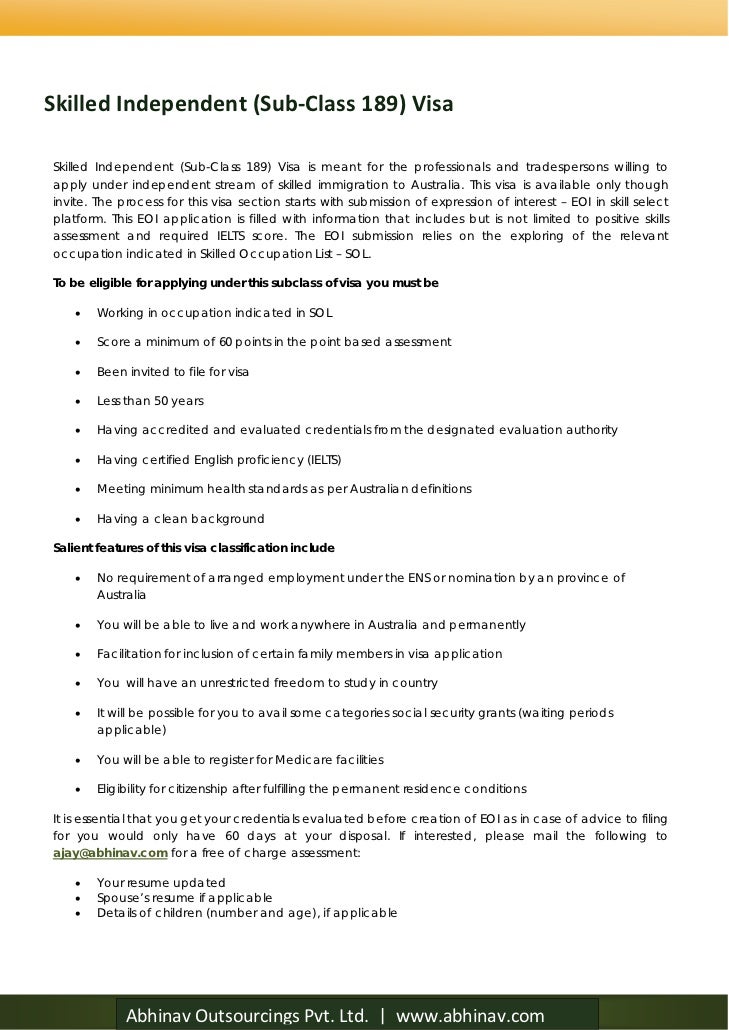 Australia Immigration Information High Quality Contract Cancellation