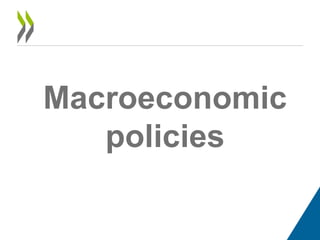 Macroeconomic
policies
 