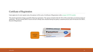 Aust R Medication Australia variations | PPTX