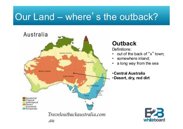 Map Australia Outback