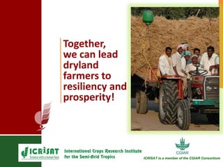 Supporting Agricultural R4D in the Semi-Arid Tropics 