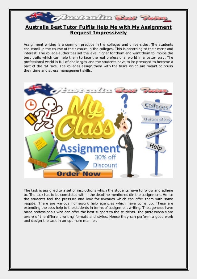 Assignment Help - High Quality Assignment Help in Australia ($10/Page) help me assignment