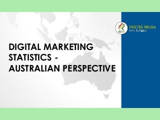 DIGITAL MARKETING STATISTICS - AUSTRALIAN PERSPECTIVE  