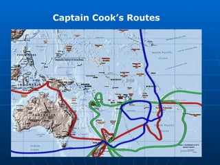 Captain Cook’s Routes   