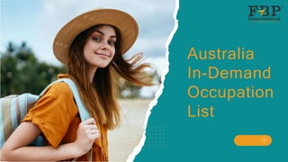 Australia
In-Demand
Occupation
List
 
