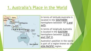 Australia in its region | PPTX
