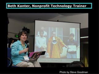 Beth Kanter, Nonprofit Technology Trainer Photo by Steve Goodman 