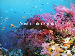 Australiako korala

Sara Gandón eta Ane Ayesa
 
