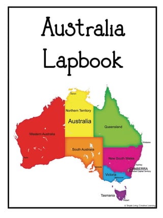 Australia
Lapbook
! Simple Living. Creative Learning
 