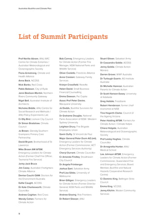 Australian Bushfire Climate Plan