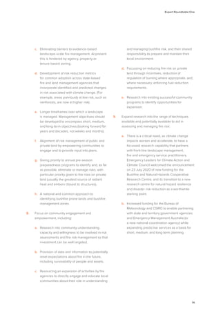 Australian Bushfire Climate Plan