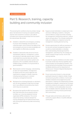 Australian Bushfire Climate Plan