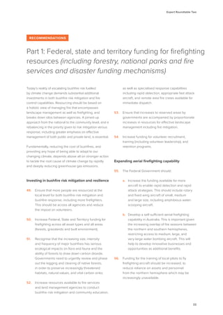 Australian Bushfire Climate Plan